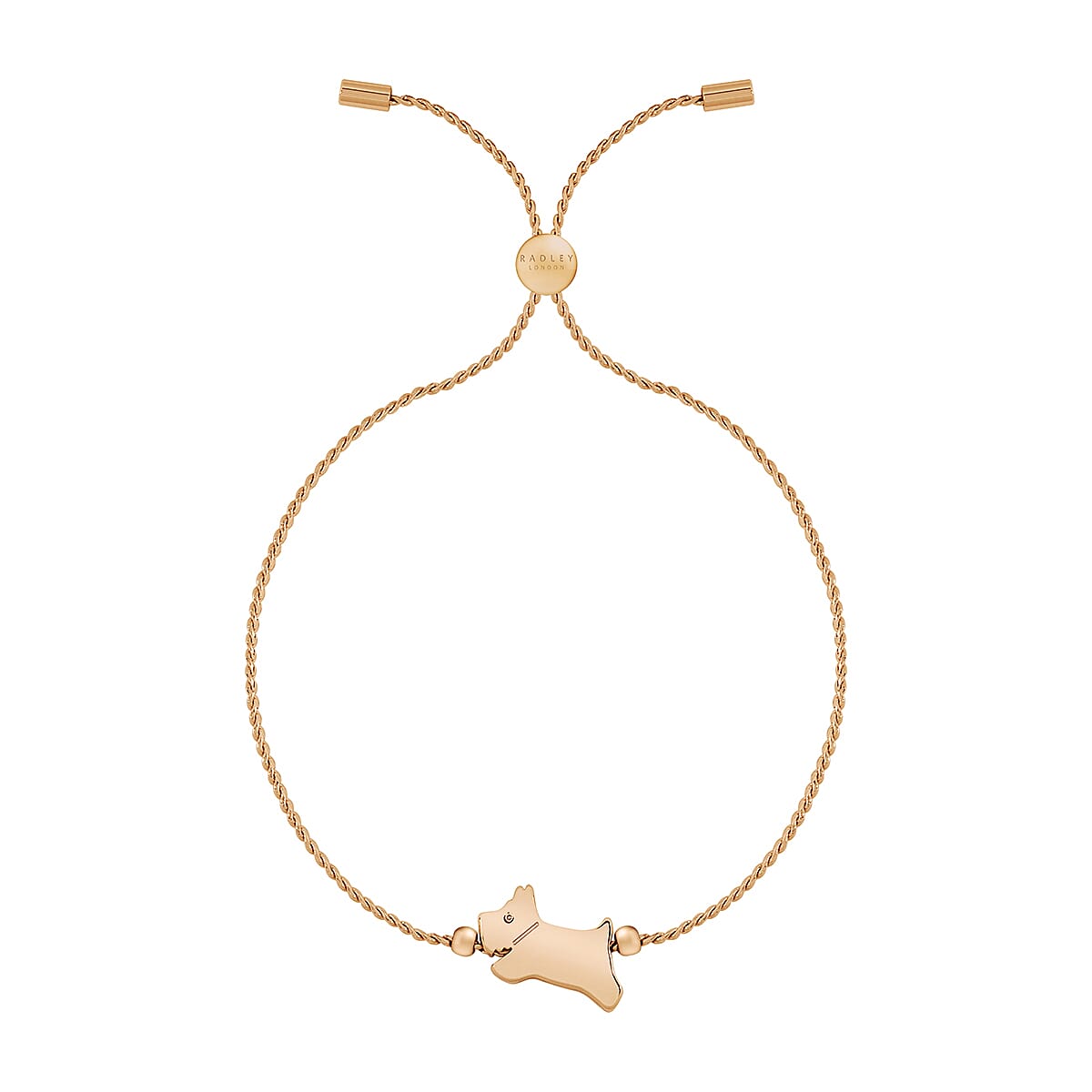 Radley Ladies Watch Set with 18ct Rose Gold Plated Fine Twist Slider Bracelet 4329614 4