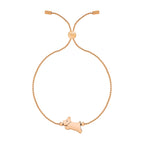 Ladies Radley Watch Set with 18ct Rose Gold Plated Fine Twist Slider Bracelet (Size 7.5 Adjustable) Water Resistant - Pink
