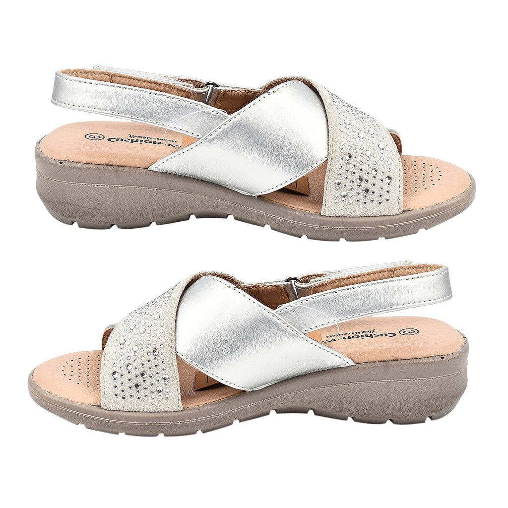 Ladies Sandal (Size 3) - Silver