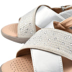 Ladies Sandal (Size 3) - Silver