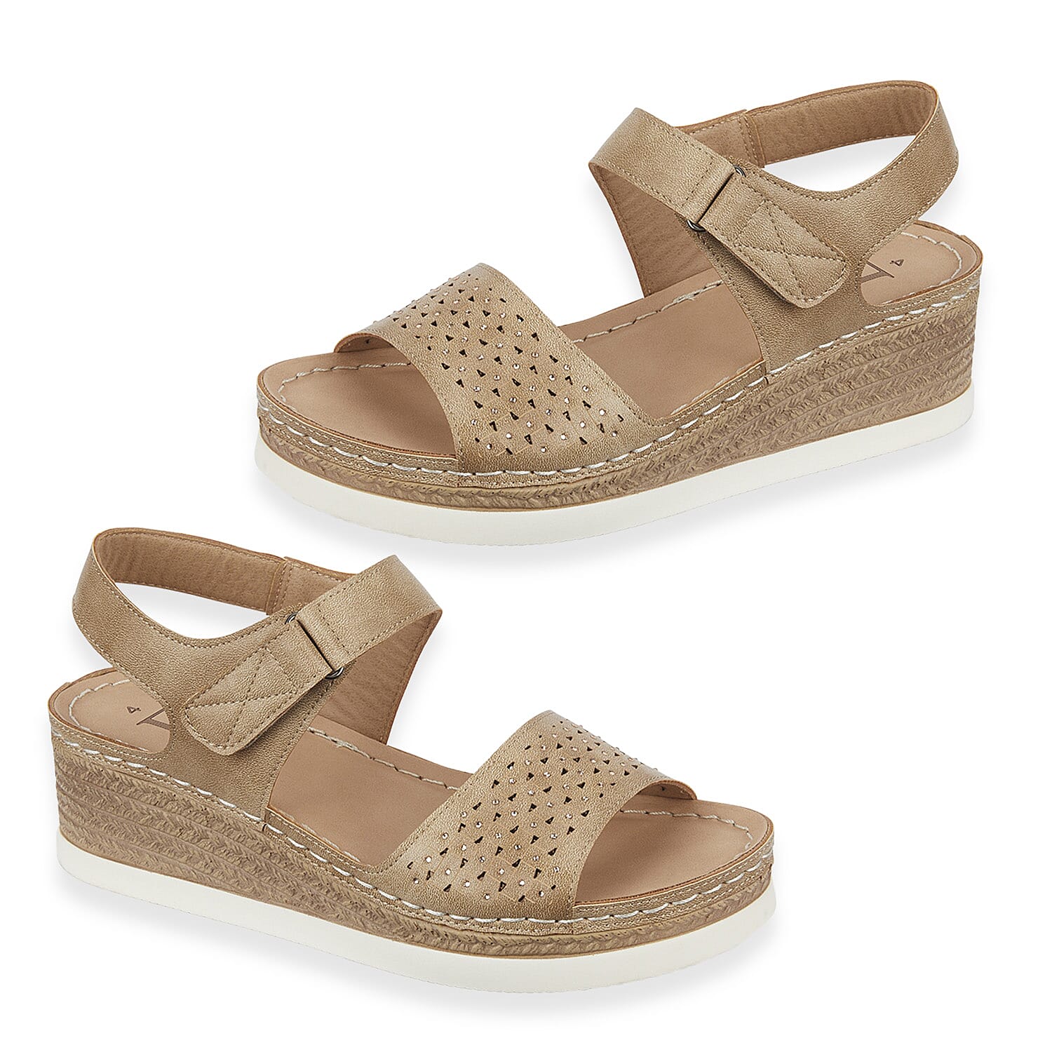 Tobago Women's Two-Strap Wedge Sandals V32492319 0