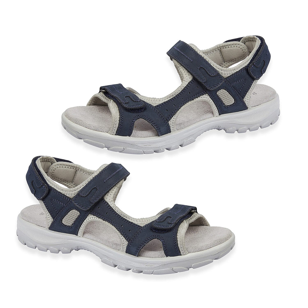 Mandy Leather Comfortable Lightweight Padded Sandal With Adjustable Straps 8166412 0