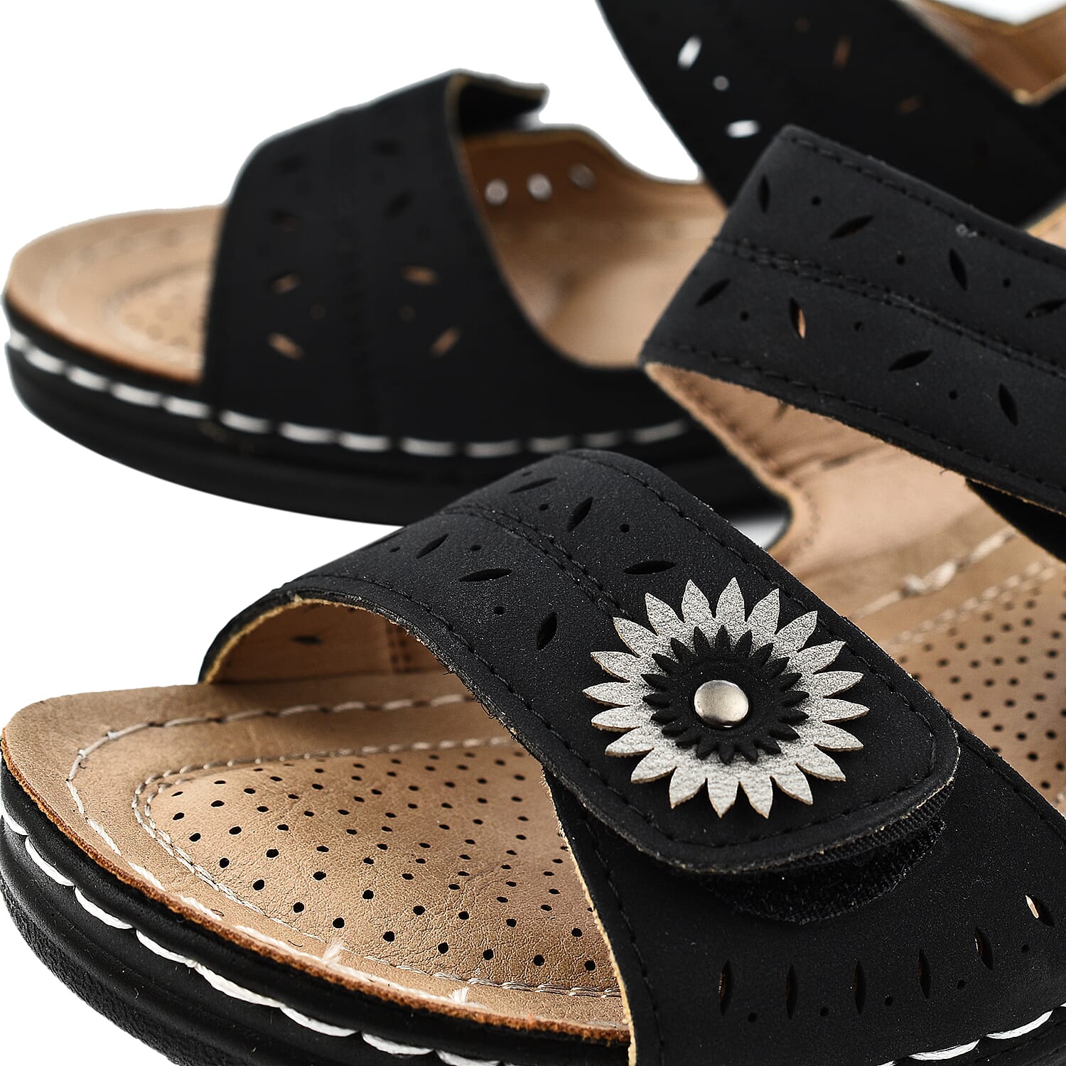 Womenâ€™s Cushion Walk Double Touch Bar Sandals 7808433 4