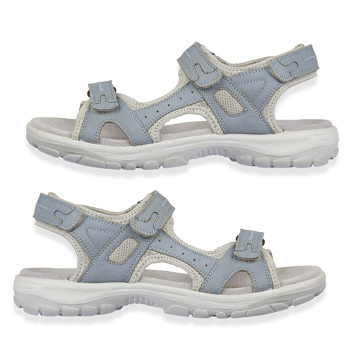 Mandy Leather Comfortable Lightweight Padded Sandal With Adjustable Straps V32515119 1