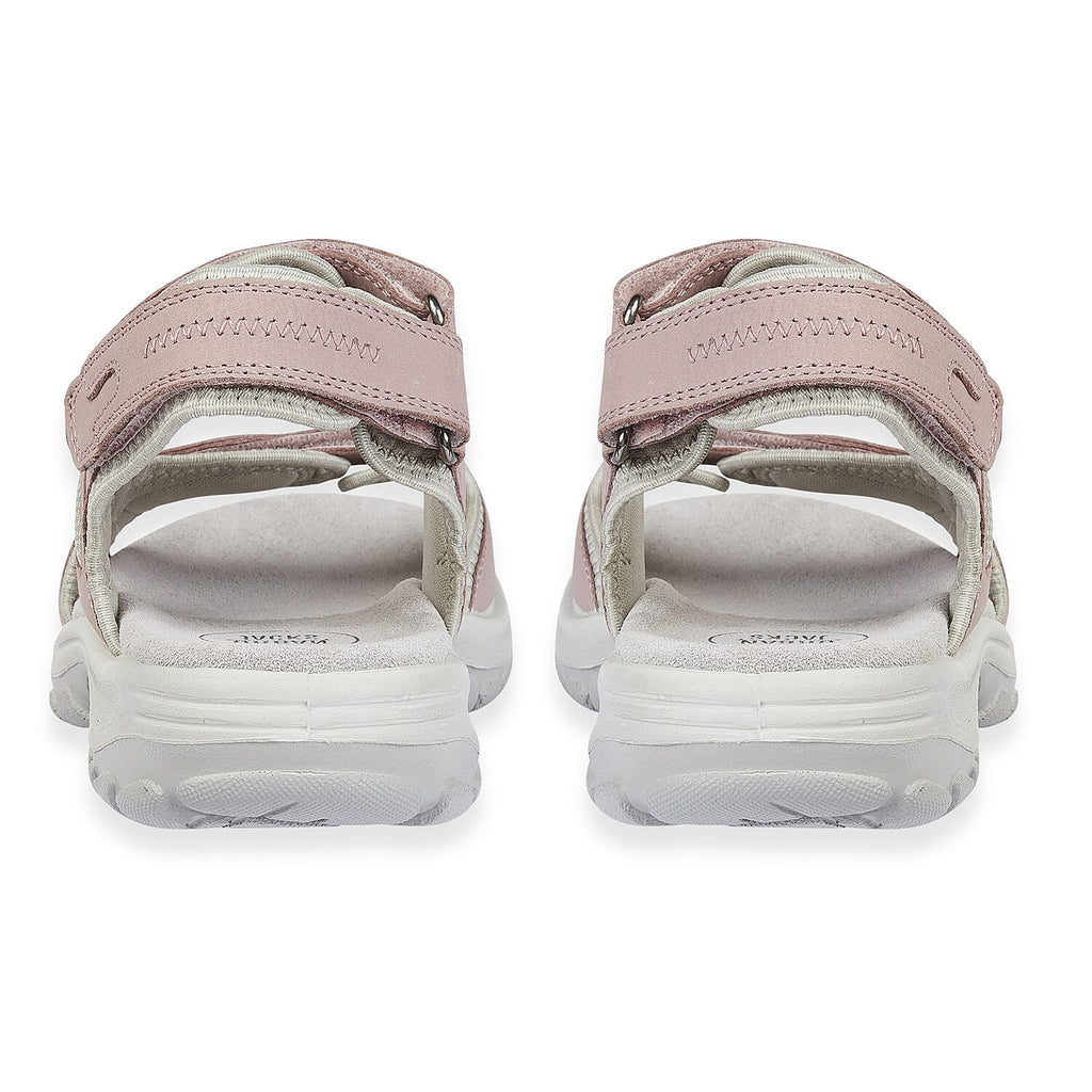 Mandy Leather Comfortable & Lightweight Padded Sandal with Adjustable Straps (Size 5) - Old Pink