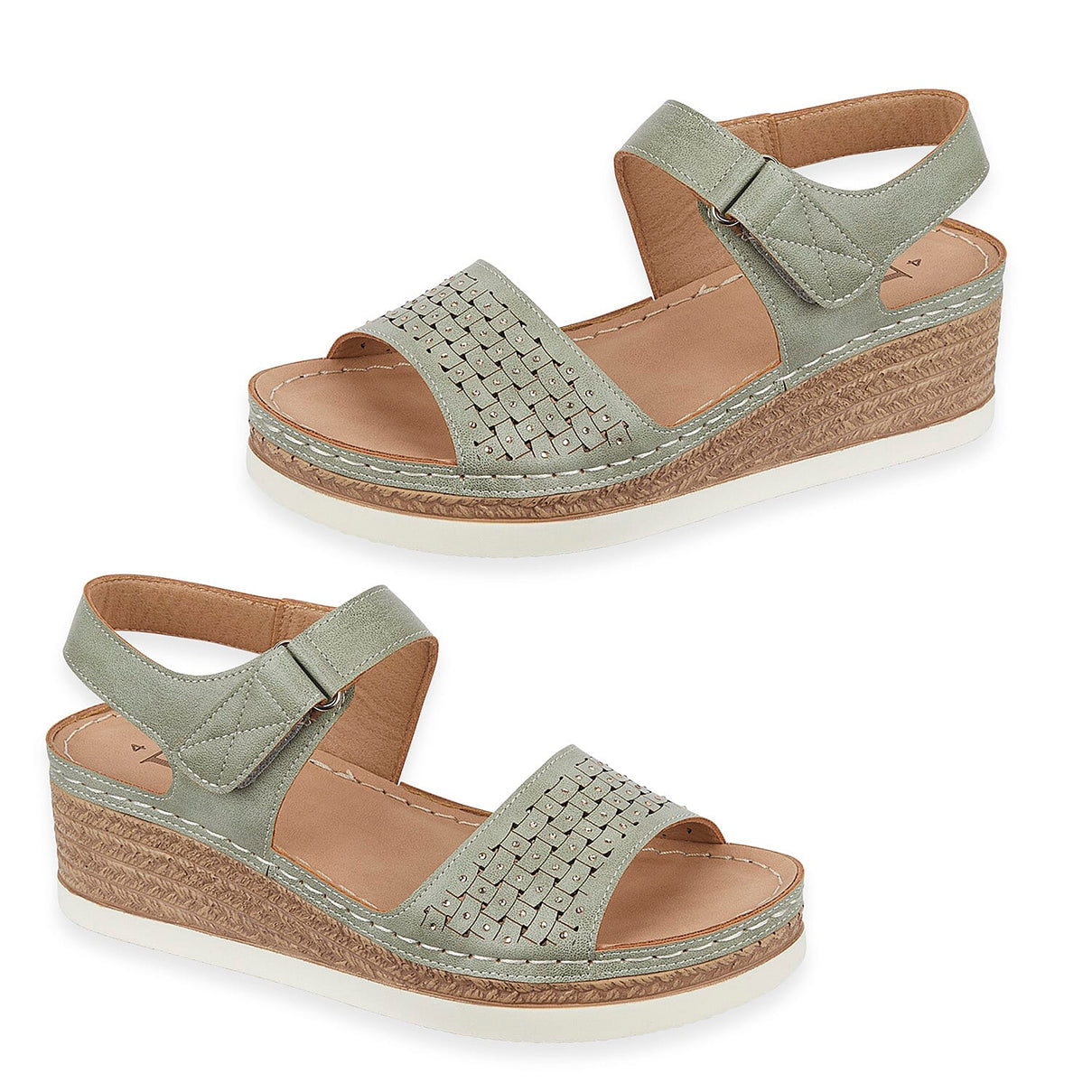 Tobago Women's Two-Strap Wedge Sandals 8150017 0