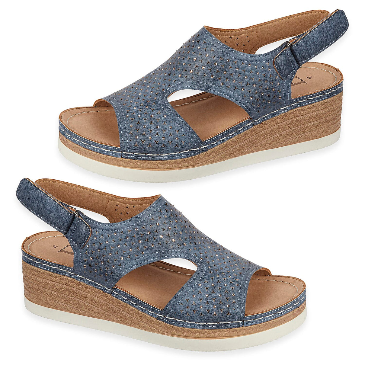 Ladies Sandal (Size - 8) - Blue 8150228 2