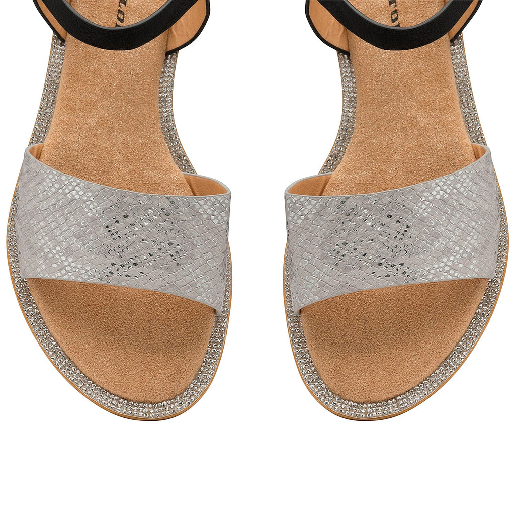 Ladies Sandal (Size 4) - Silver
