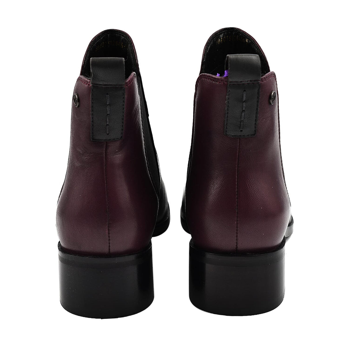 LOTUS - Leather Murphy Pull-On Ankle Boots (Size 3) - Grey and BORDO 7691730 3