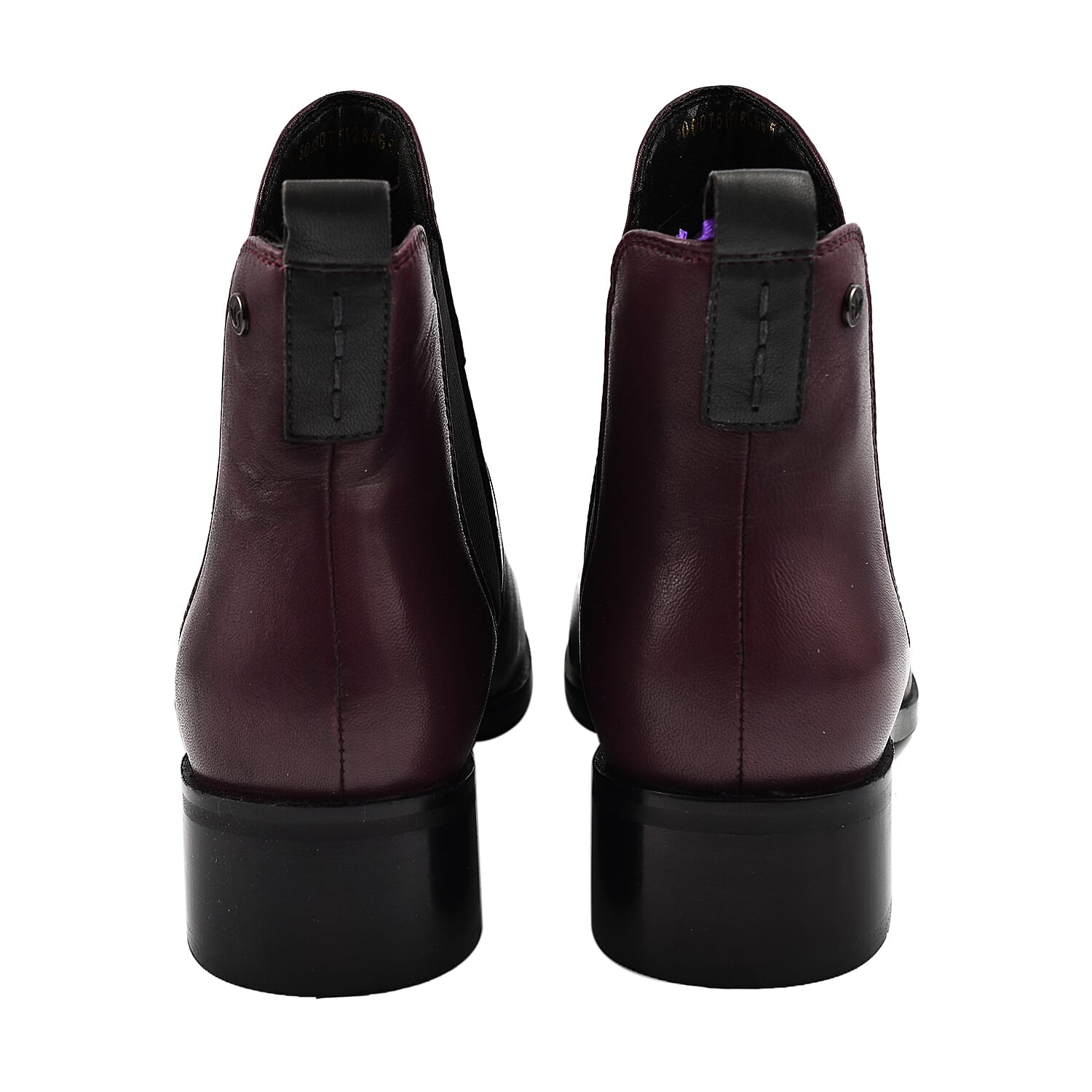 LOTUS - Leather Murphy Pull-On Ankle Boots (Size 3) - Grey and BORDO 7691730 3