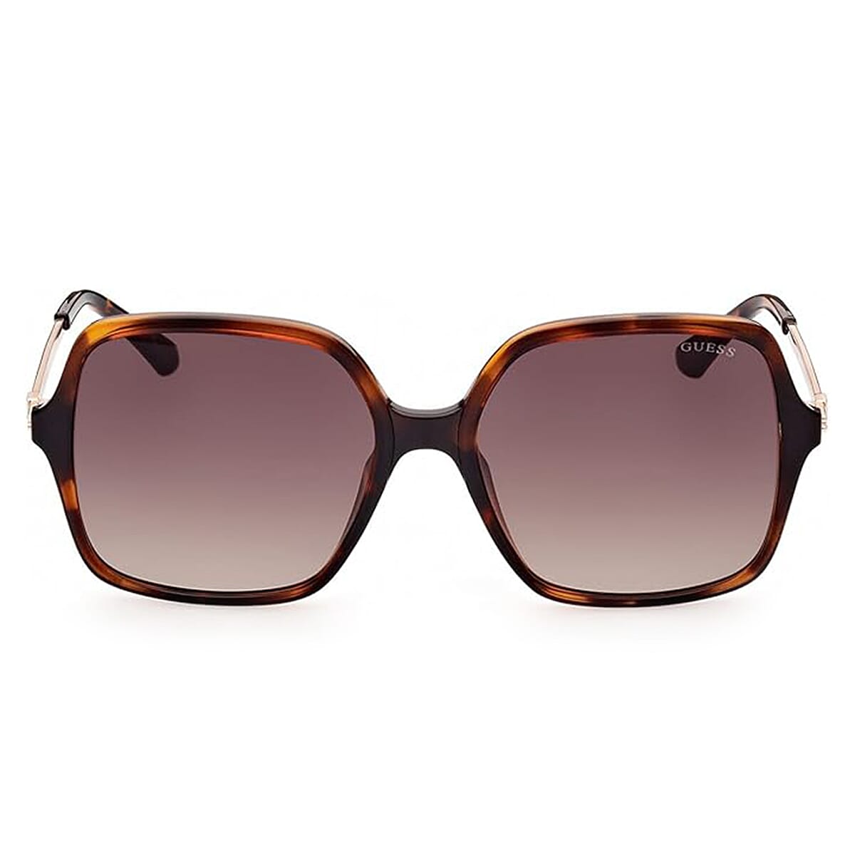 Guess Ladies Square Tort Sunglasses with Gold 8518387 1