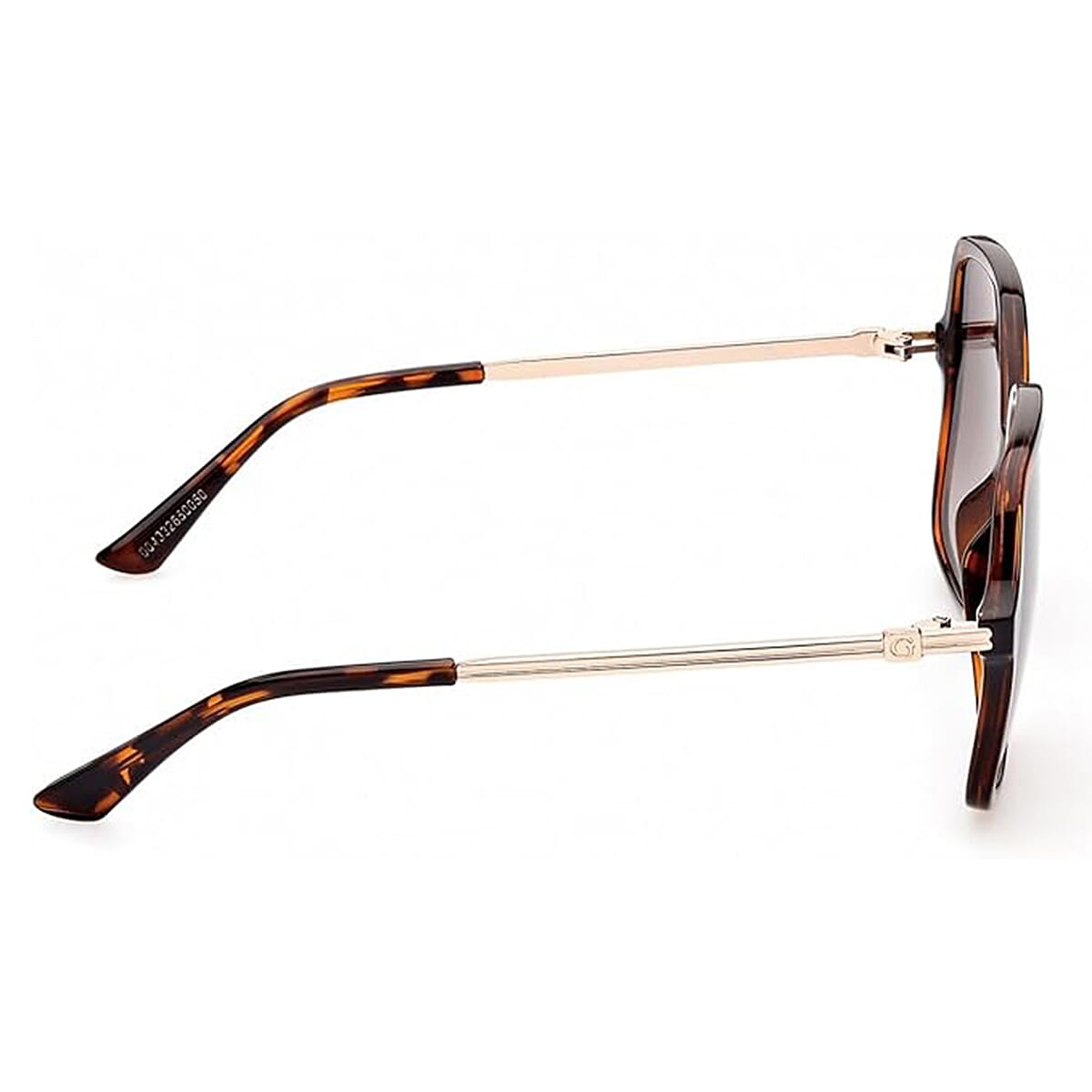Guess Ladies Square Tort Sunglasses with Gold 8518387 2