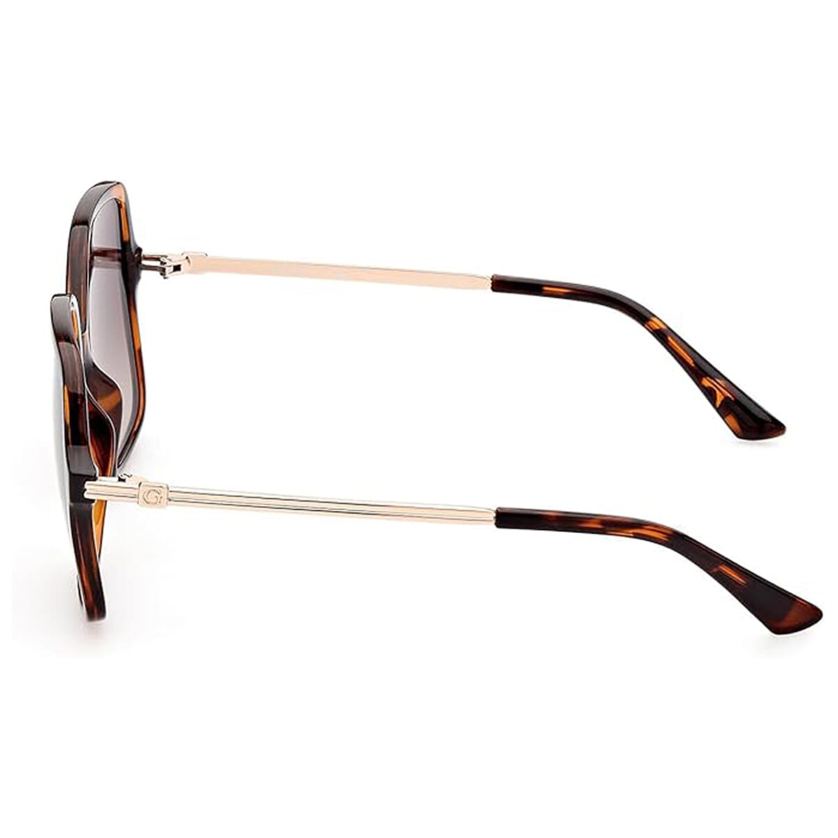 Guess Ladies Square Tort Sunglasses with Gold 8518387 3