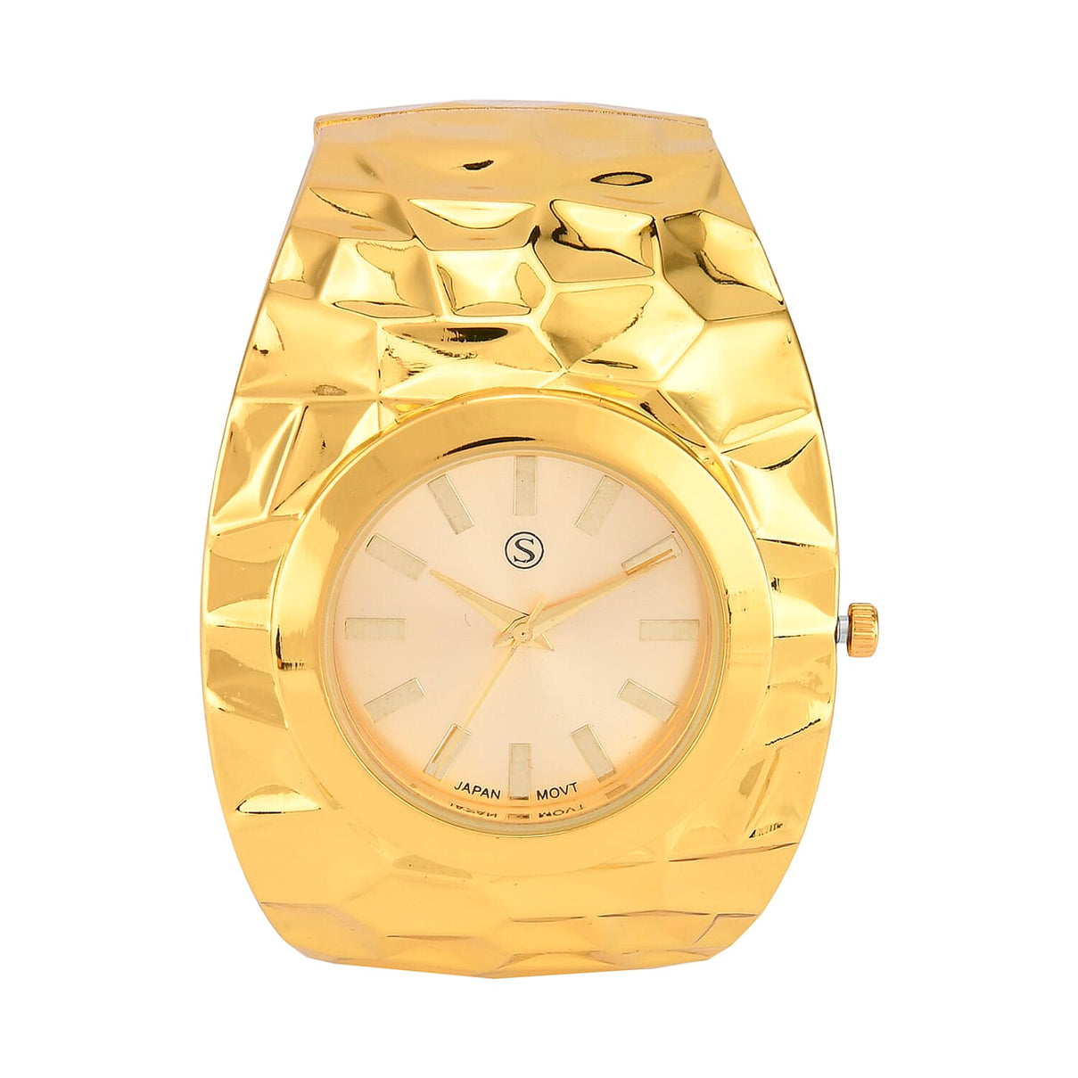 STRADA Bangle Ladies Watch in Gold Finish Stainless Steel 7511904 0