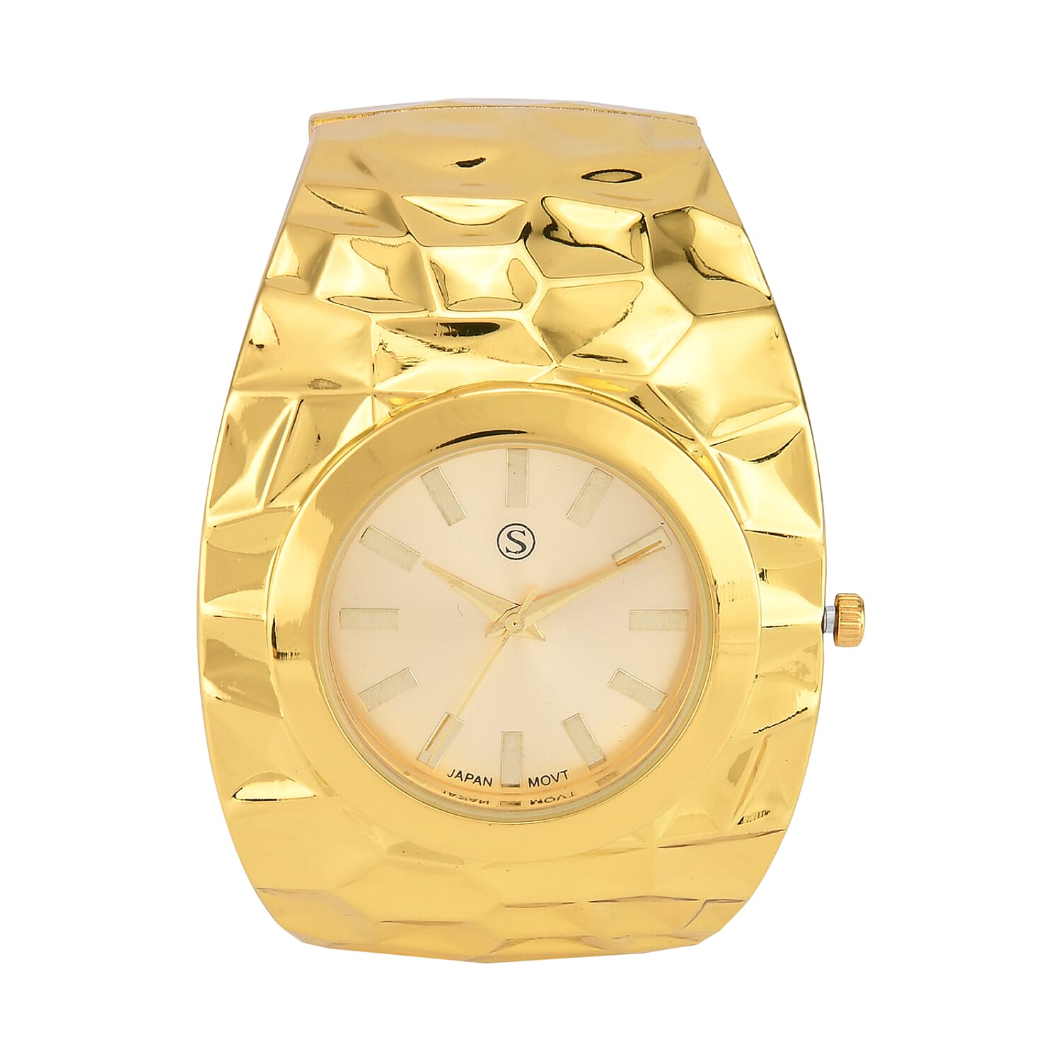 STRADA Bangle Ladies Watch in Gold Finish Stainless Steel 7511904 0