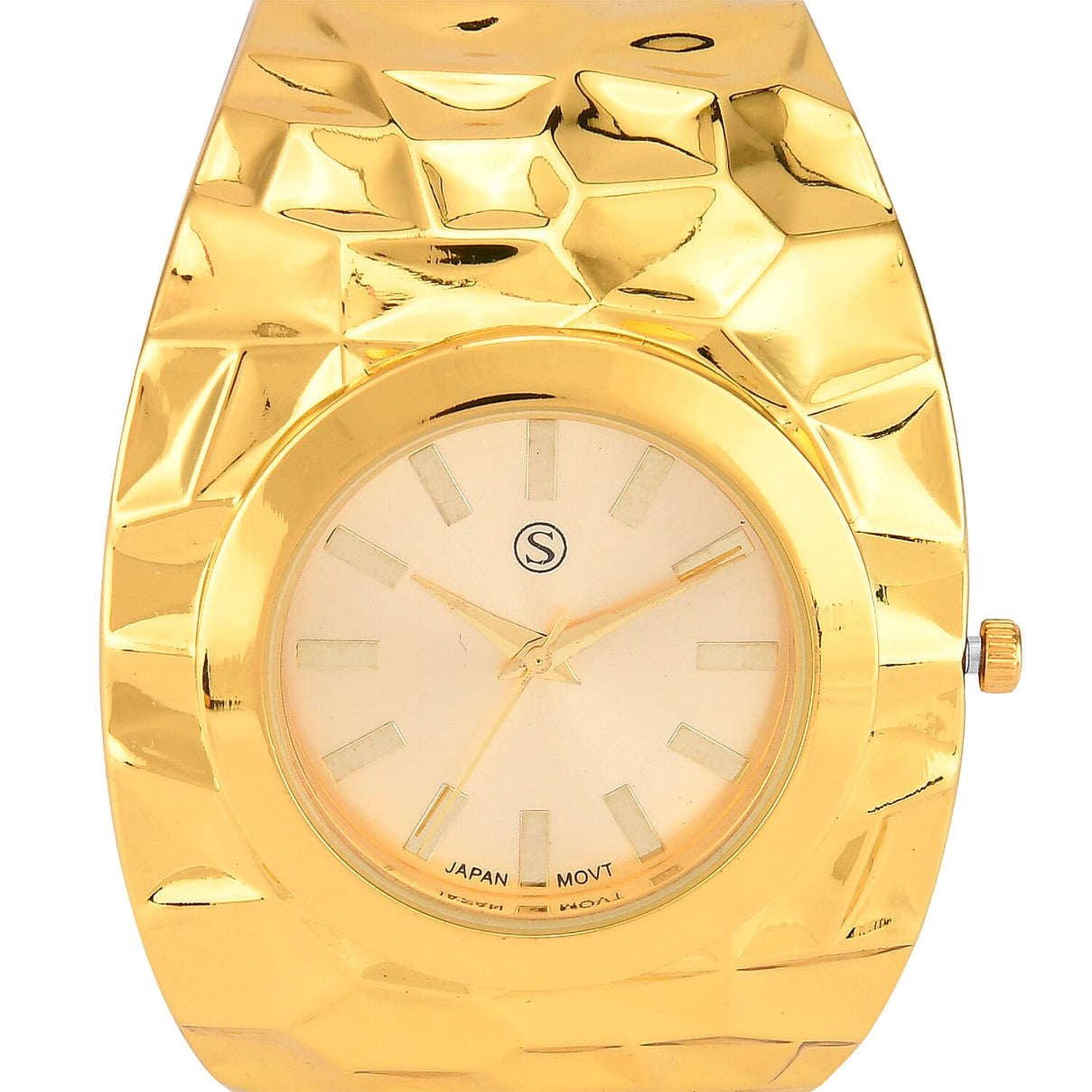 STRADA Bangle Ladies Watch in Gold Finish Stainless Steel 7511904 3