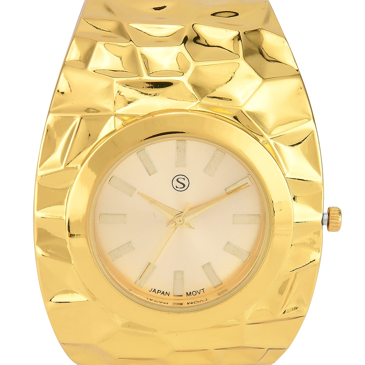 STRADA Bangle Ladies Watch in Gold Finish Stainless Steel 7511904 3