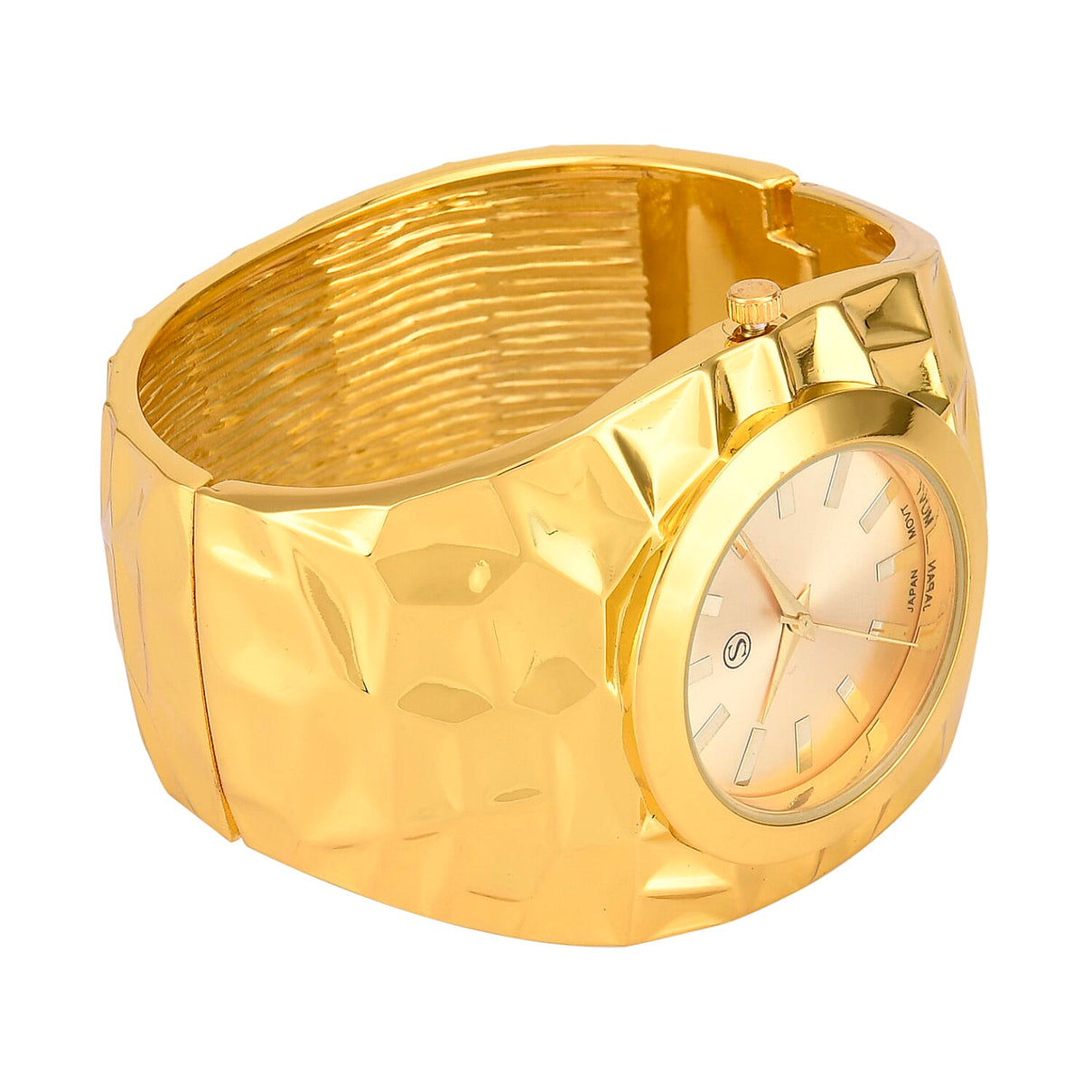 STRADA Bangle Ladies Watch in Gold Finish Stainless Steel 7511904 4