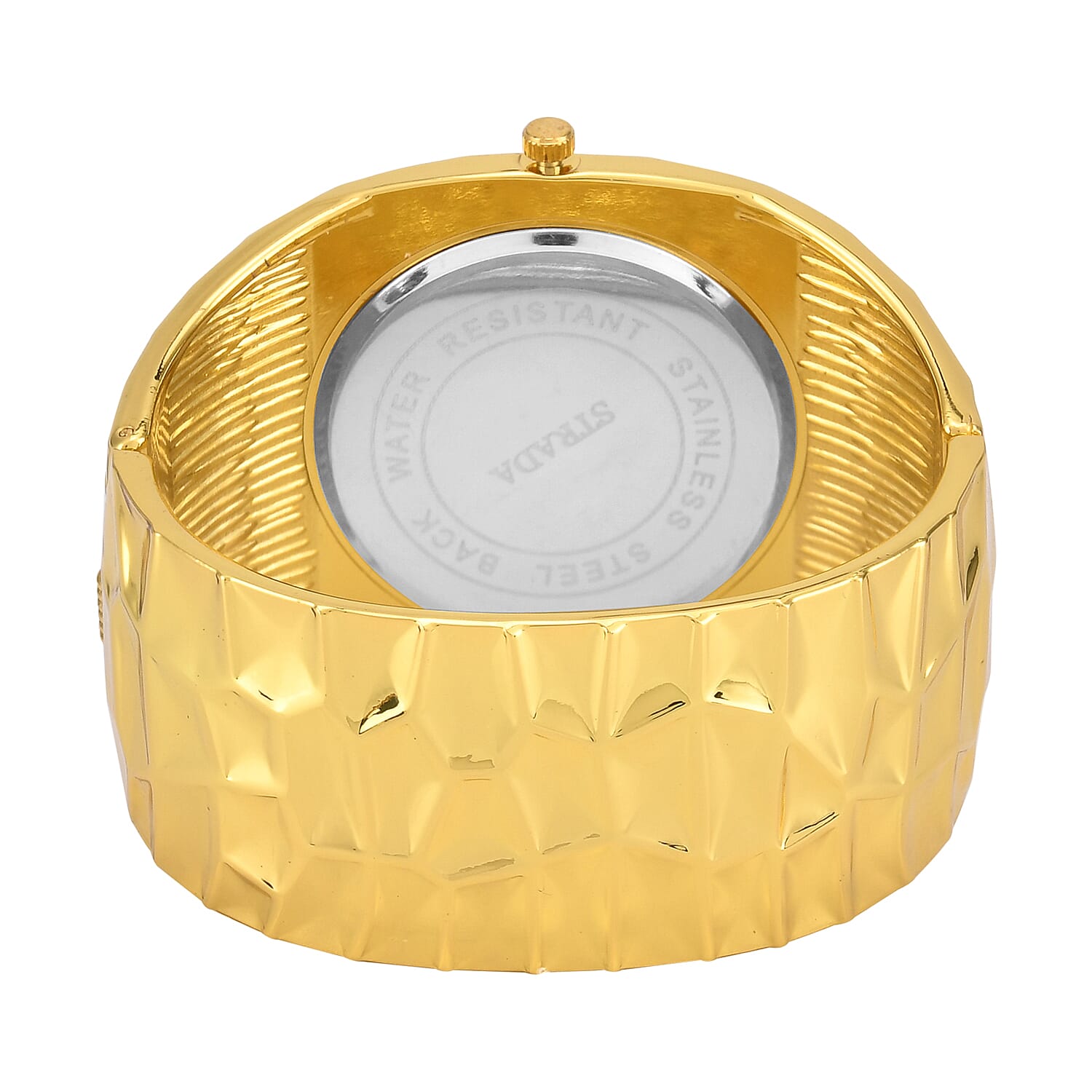 STRADA Bangle Ladies Watch in Gold Finish Stainless Steel 7511904 5