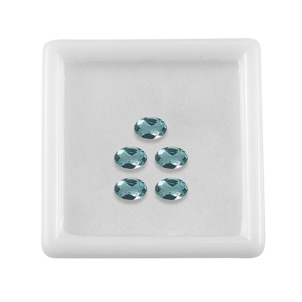 Lagoon Apatite Oval 6x4 mm