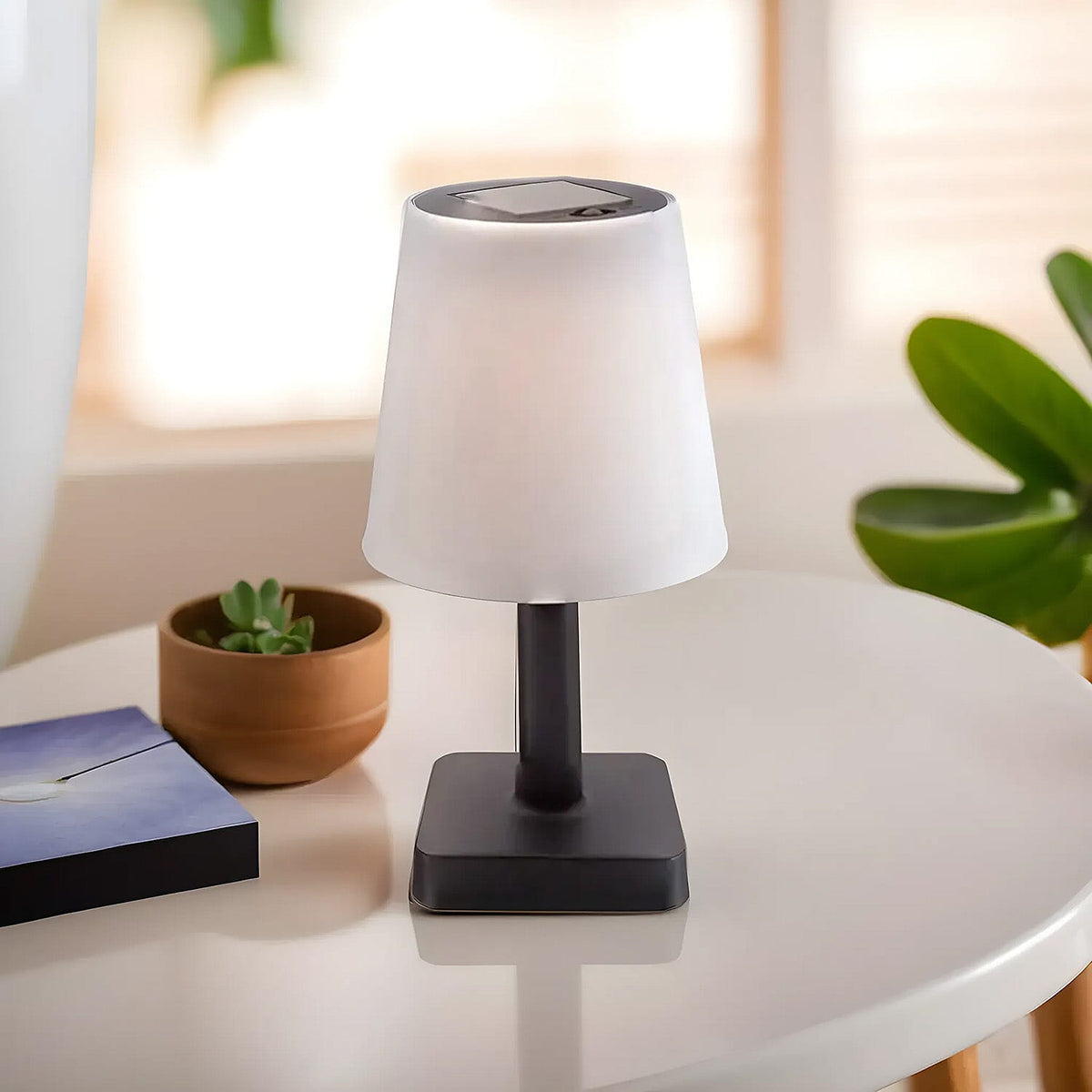 Solar Garden Table LED Lamp - Black 7767769 3