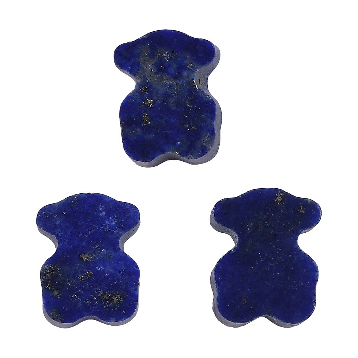 Set of 3 Lapis Lazuli Loose Gemstones in Fancy Shape 1.1 Ct. 8062283 0