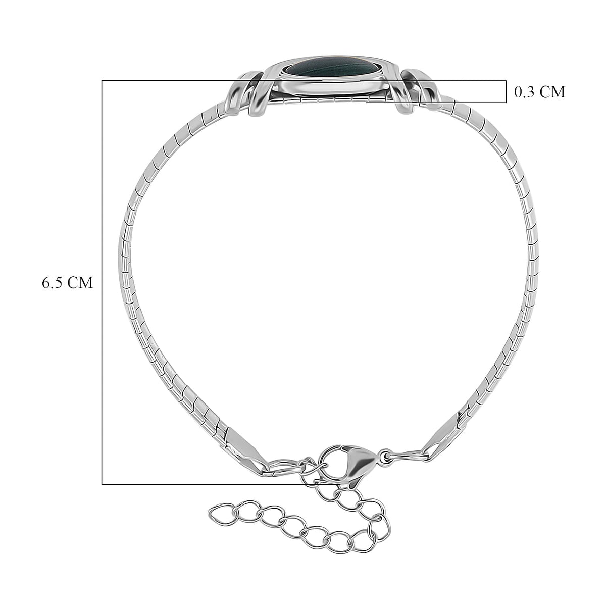 Lapis Lazuli &amp; Interchangeable Multi Gemstones Bracelet (Size - 7.5+2 Ext) with Lobster Clasp 59.50 Ct V32520683 7