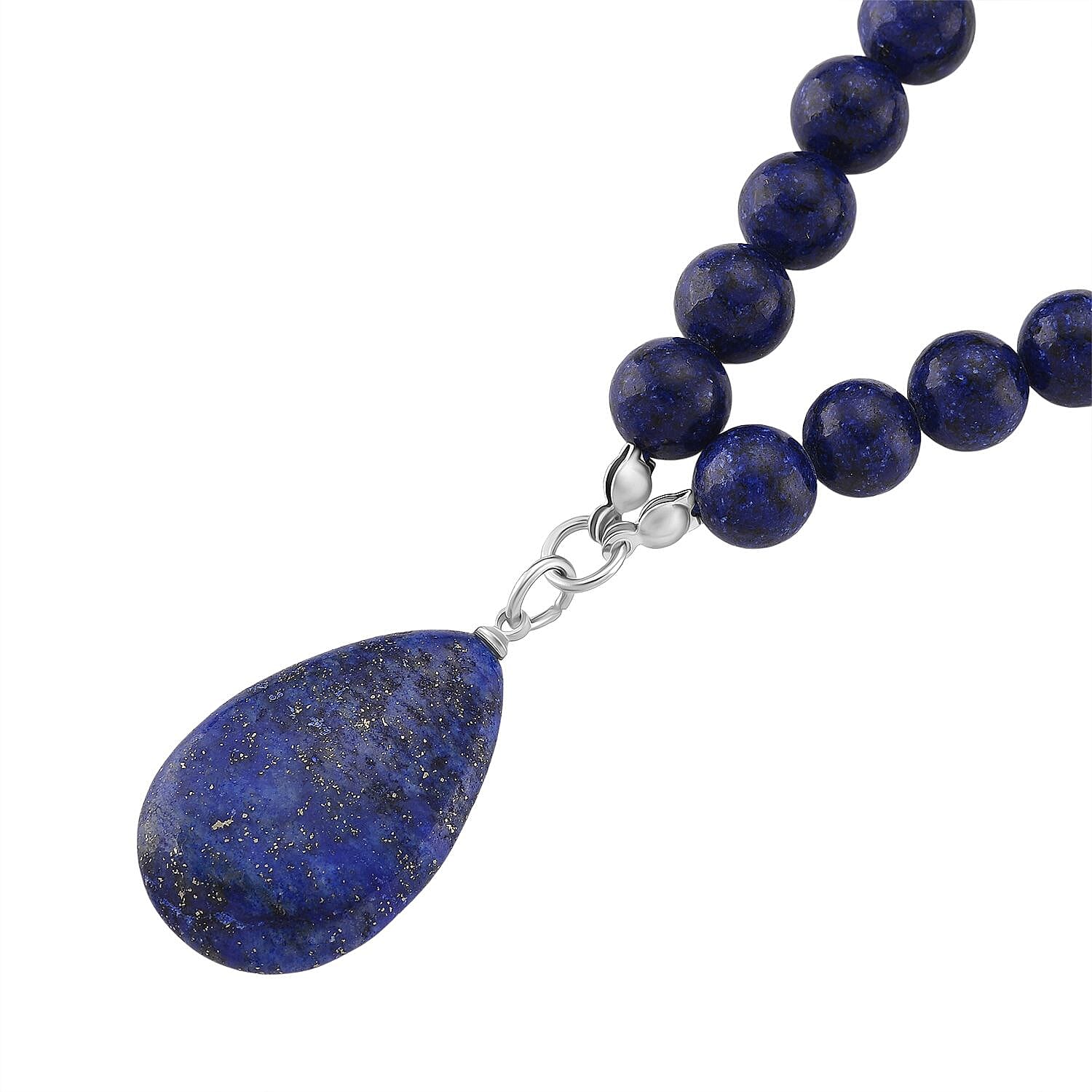 Lapis Lazuli Necklace (Size 18 - 2 Ext) with Lobster Clasp 230.00 Ct. 8181188 4