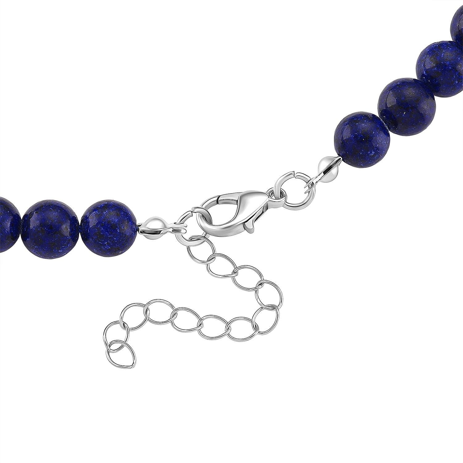 Lapis Lazuli Necklace (Size 18 - 2 Ext) with Lobster Clasp 230.00 Ct. 8181188 5