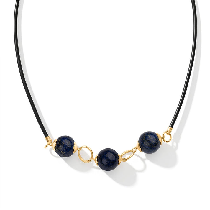 Lapis Lazuli Necklace (Size - 18-2 Ext) with Lobster Clasp 12.00 Ct. 8421028 1