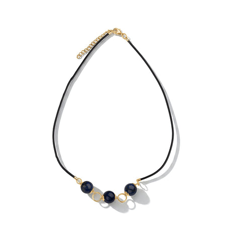 Lapis Lazuli Necklace (Size - 18+2 Ext) with Lobster Clasp 12.00 Ct. 8421028 2