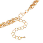Spiga Link Lapis Lazuli Station Necklace (Size 24) 30.00 Ct.