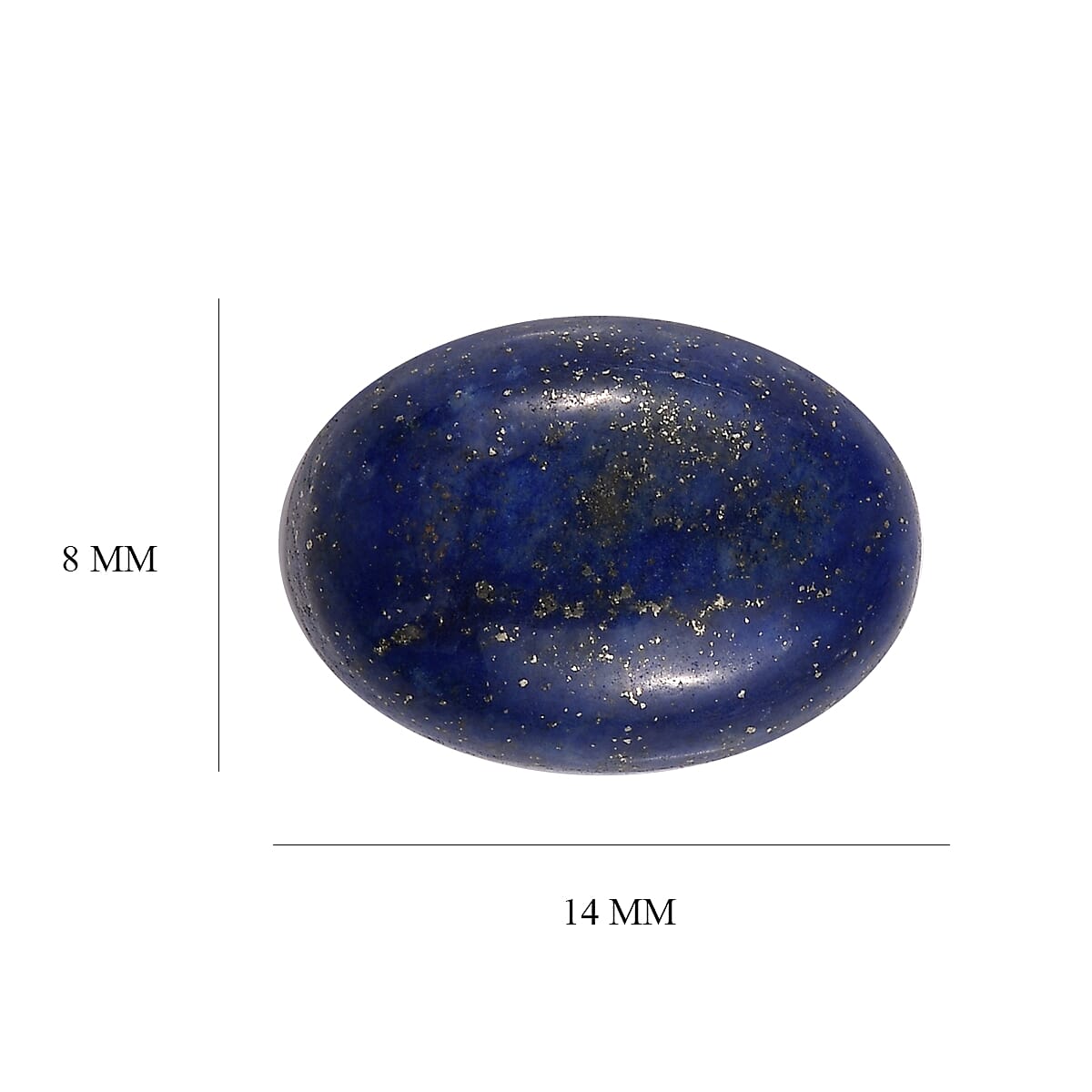 6.64 Ct. Lapis Lazuli Loose Gemstone in Oval Shape 8062286 3