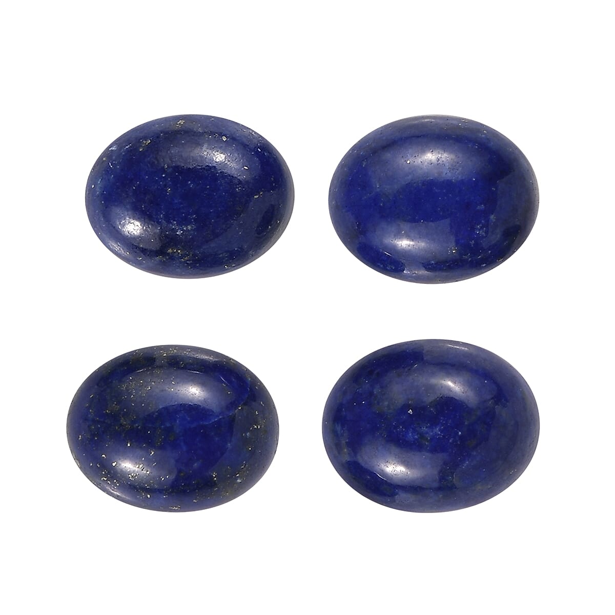 Set of 4 Lapis Lazuli Loose Gemstones in Oval Shape (5x4mm) 7763274 0