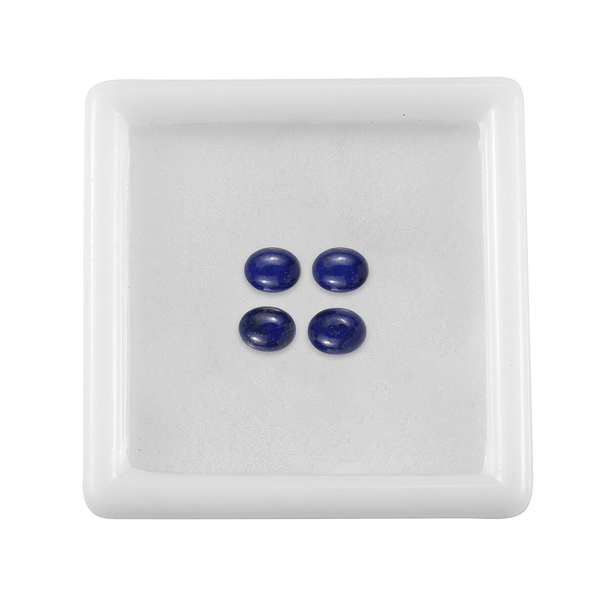 Set of 4 Lapis Lazuli Loose Gemstones in Oval Shape (5x4mm) 7763274 3