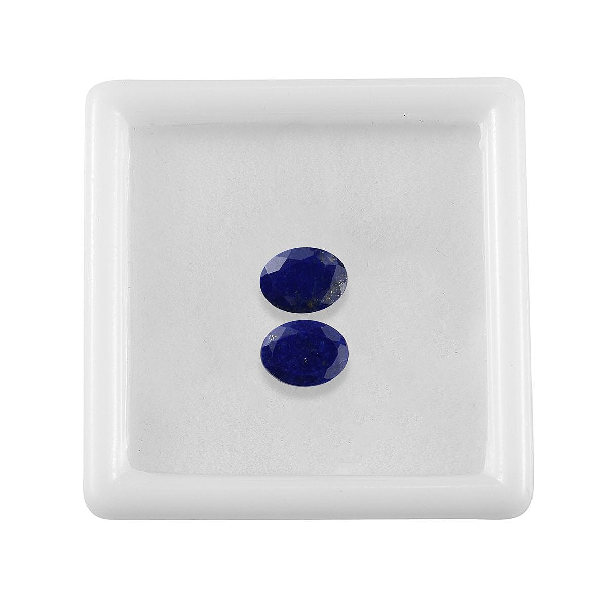 Set of 2 Lapis Lazuli Loose Gemstones in Oval Shape (8x6mm) 7865157 4