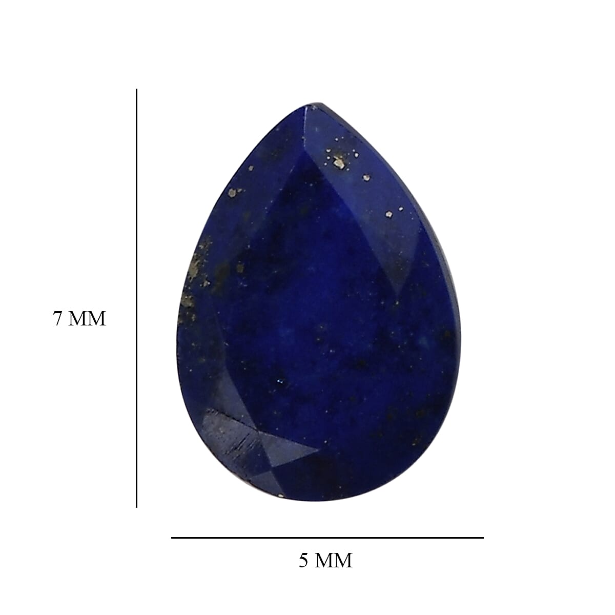 Set of 4 Lapis Lazuli Loose Gemstones in Pear Shape (7x5mm) 7763277 4