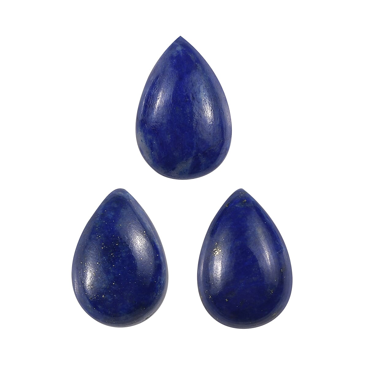 Set of 3 Lapis Lazuli Loose Gemstones in Pear Shape (9x6mm) 7763278 0