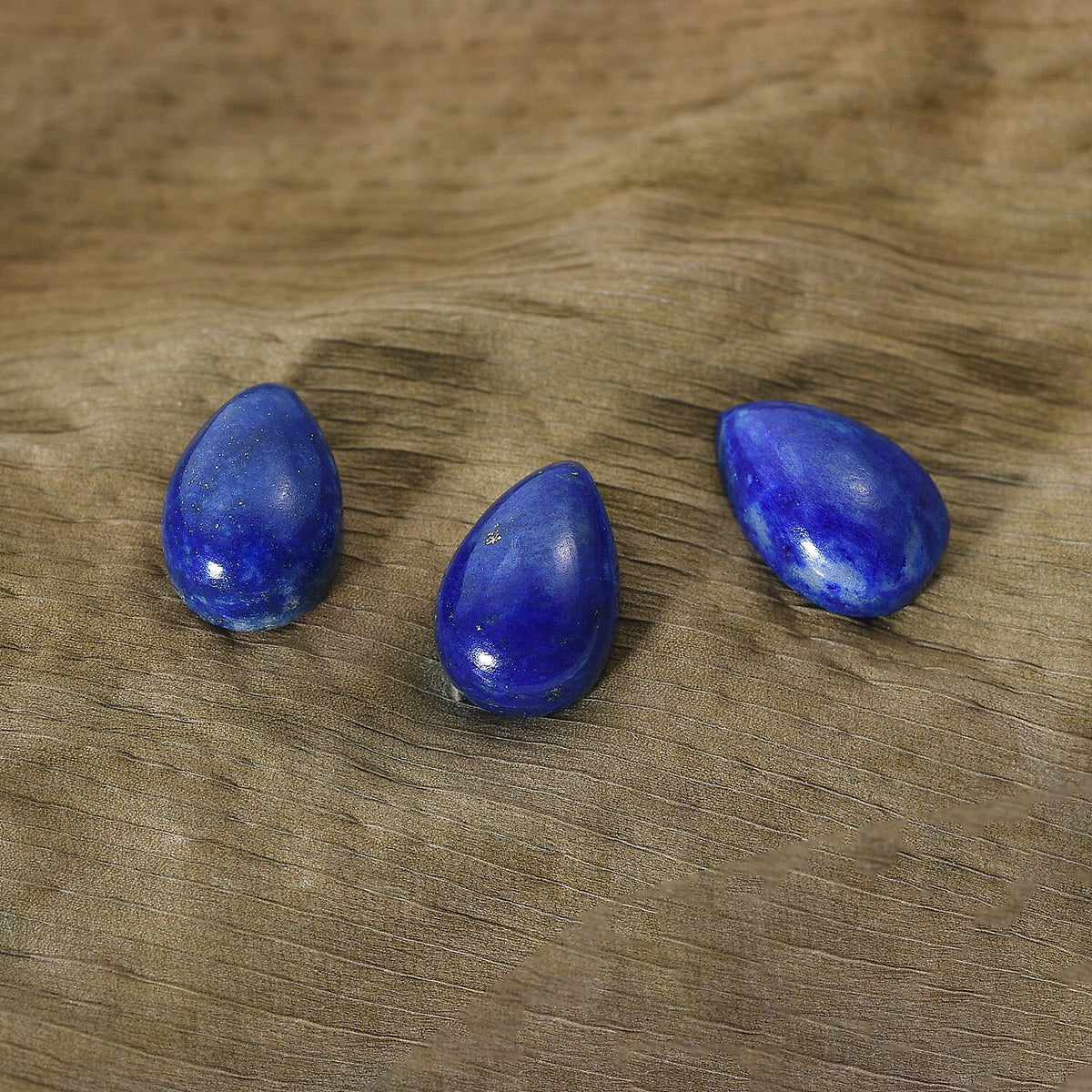 Set of 3 Lapis Lazuli Loose Gemstones in Pear Shape (9x6mm) 7763278 1