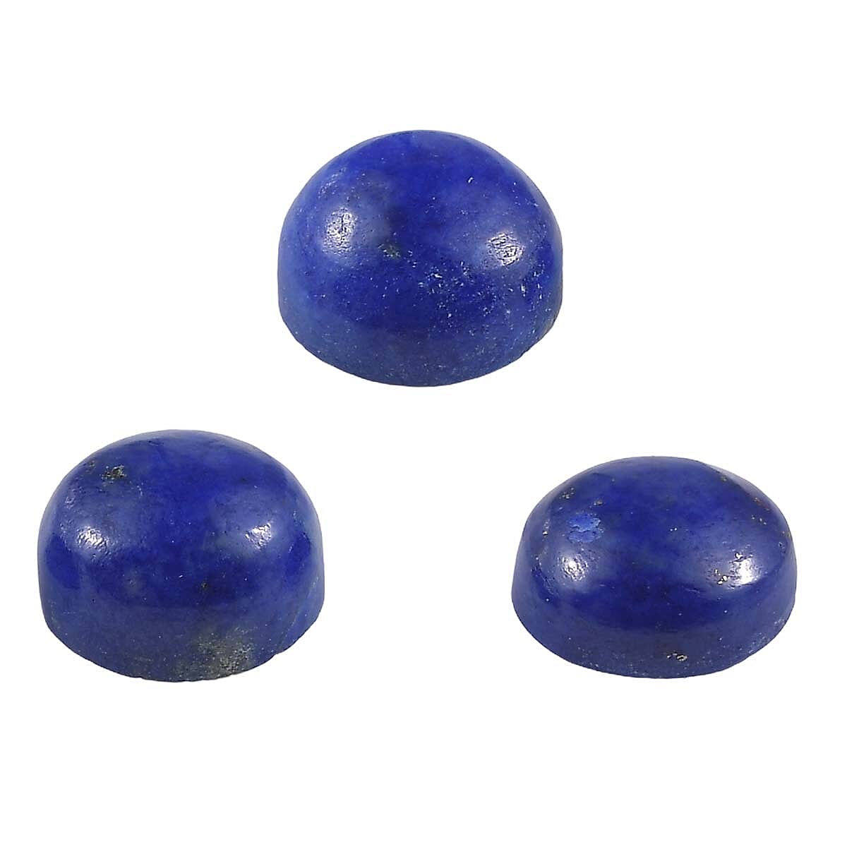 Set of 3 Lapis Lazuli Loose Gemstones in Round Shape 0.72 Ct. 8062298 1