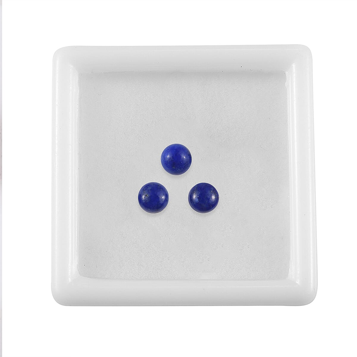 Set of 3 Lapis Lazuli Loose Gemstones in Round Shape 0.72 Ct. 8062298 2