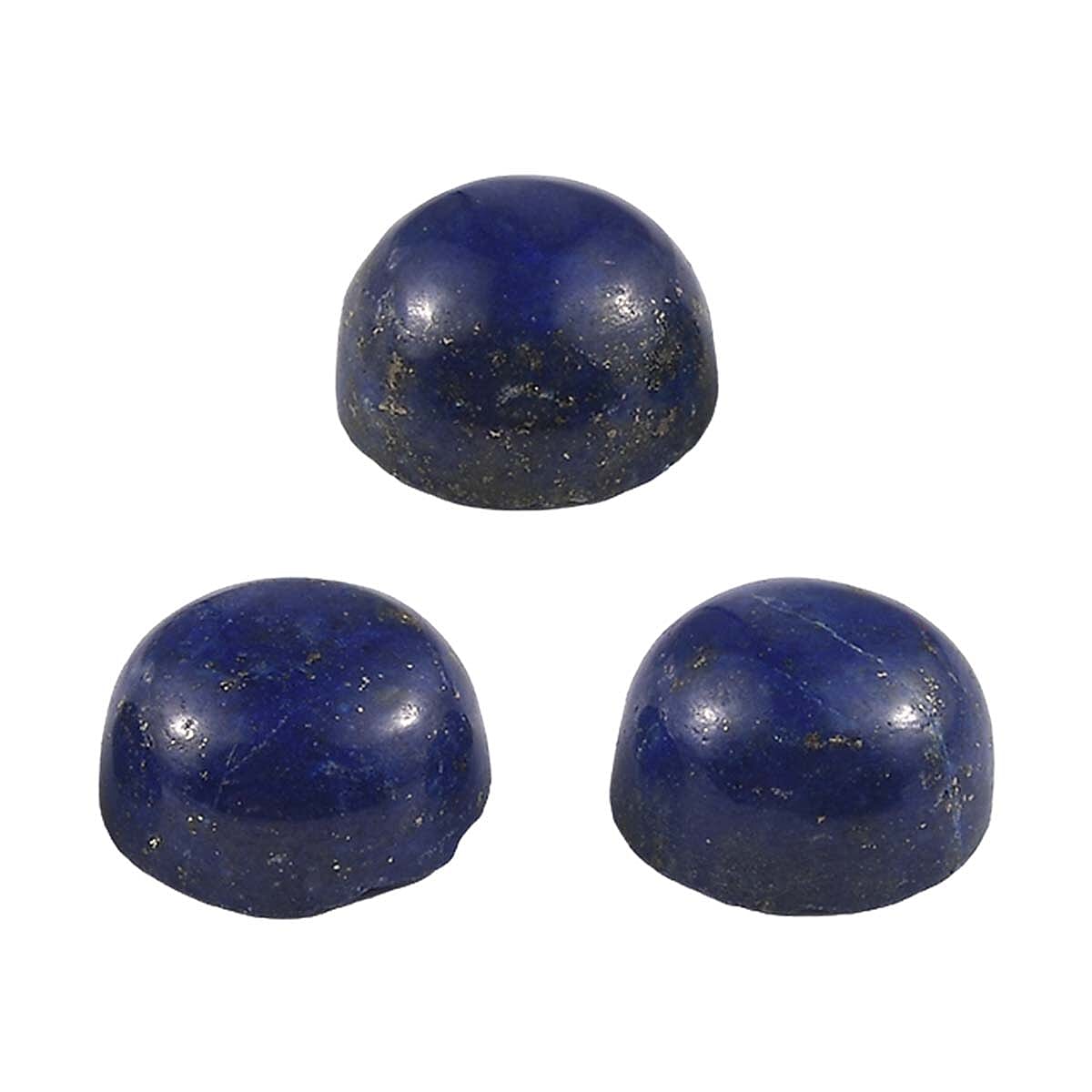 Set of 3 Lapis Lazuli Loose Gemstones in Round Shape 2.65 Ct. 8062303 1