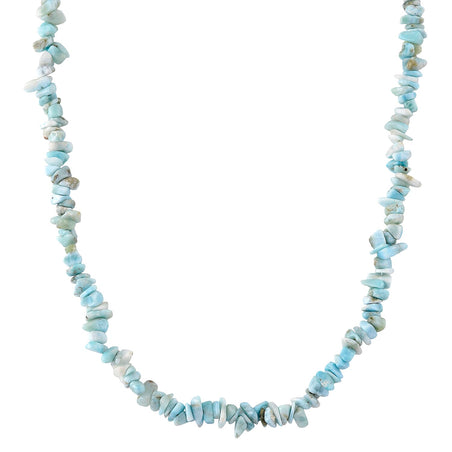 Larimar Chips Necklace (Size - 18-2 Ext) 353.00 Ct. 8484339 1
