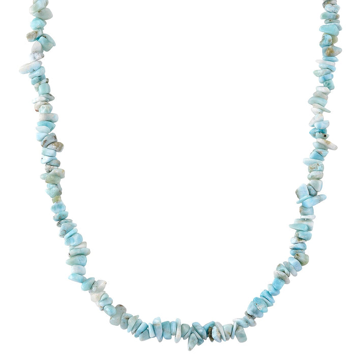 Larimar Chips Necklace (Size - 18-2 Ext) 353.00 Ct. 8484339 1