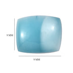 Larimar Cushion Shape Gemstone 3.54 Ct