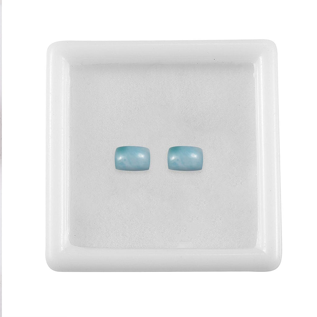 Larimar Cushion Shape Gemstones 1.07 Ct