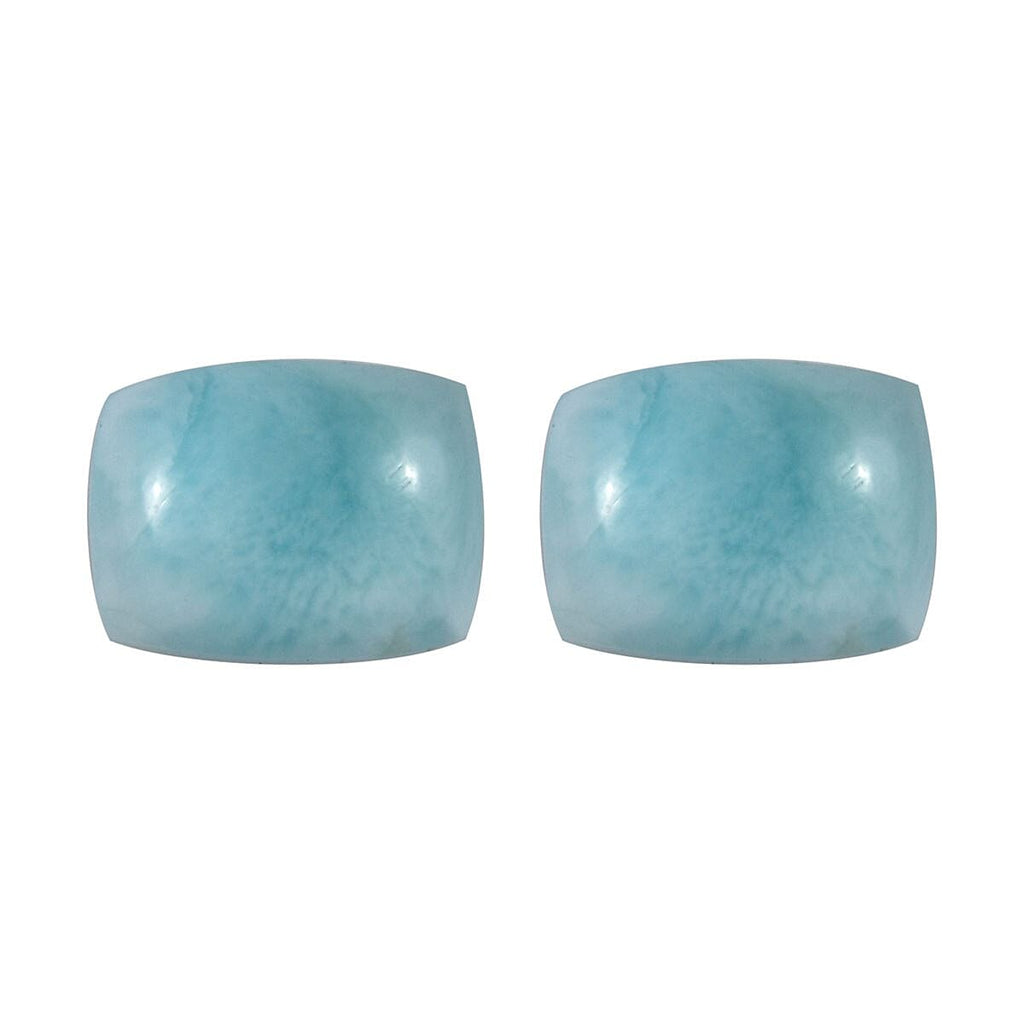 Larimar Cushion Shape Gemstones 3.06 Ct