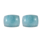 Larimar Cushion Shape Gemstones 3.06 Ct