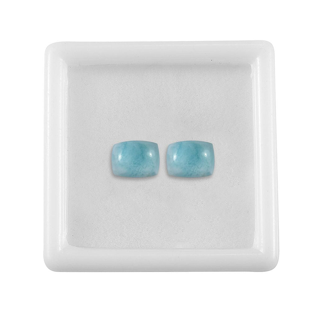 Larimar Cushion Shape Gemstones 3.06 Ct