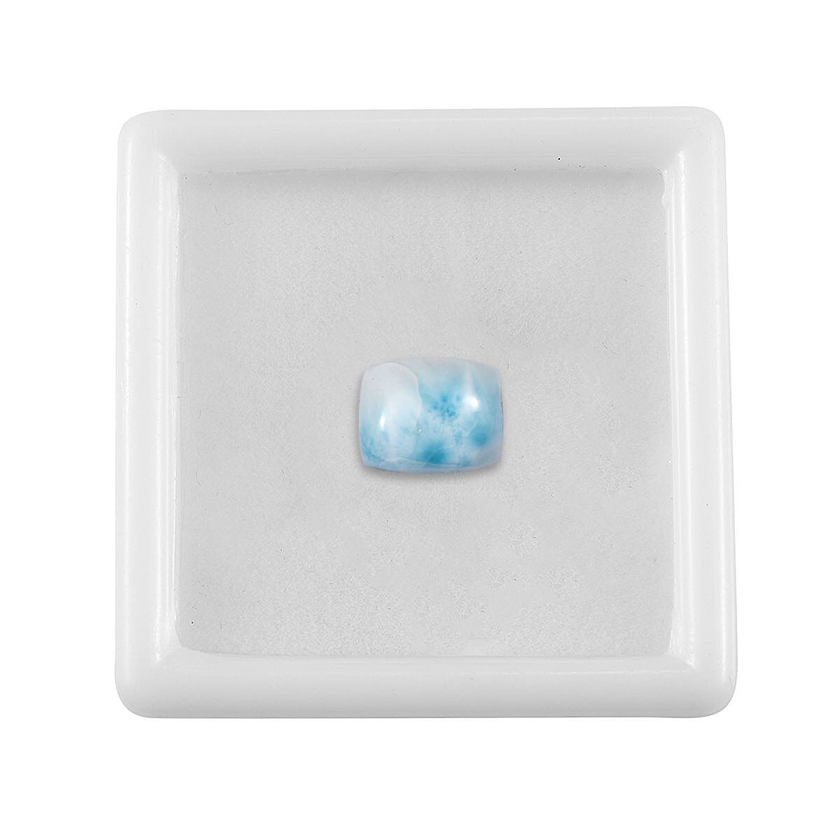 A Larimar Loose Gemstone in Cushion Shape (9x7mm) 2.26 ct. 8025717 3